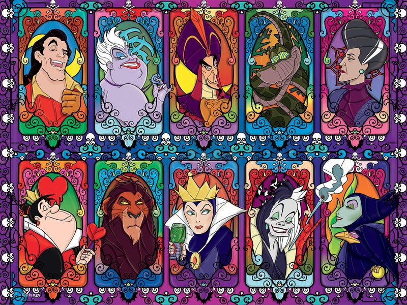 Ceaco - Disney - Villains 2 - 1500 Piece Jigsaw Puzzle - Image 1